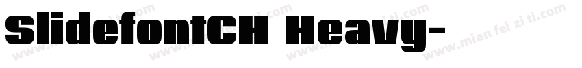 SlidefontCH Heavy字体转换
